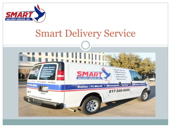 Courier service Dallas from Smart delivery Service