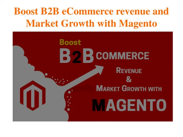 Boost B2B eCommerce revenue and Market Growth with Magento