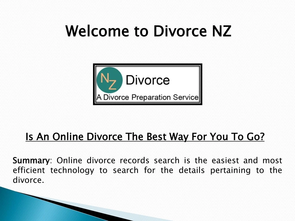 welcome to divorce nz