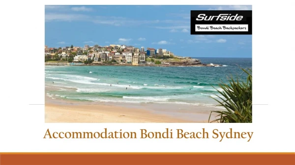 Enjoy your Stay at Accommodation Bondi Beach Sydney