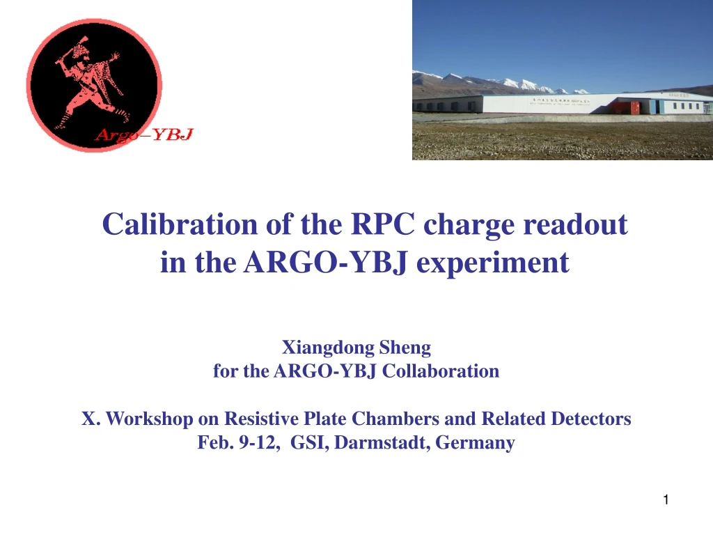 xiangdong sheng for the argo ybj collaboration