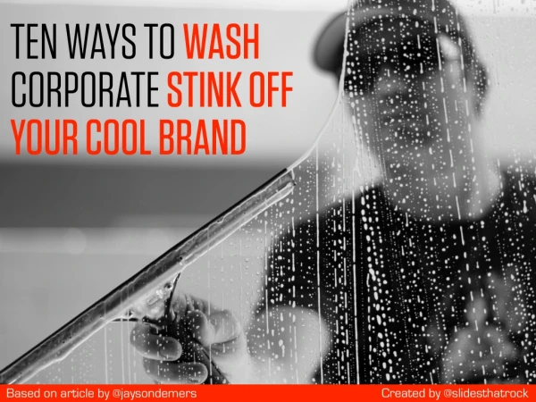 Cleaning Your Cool Brand