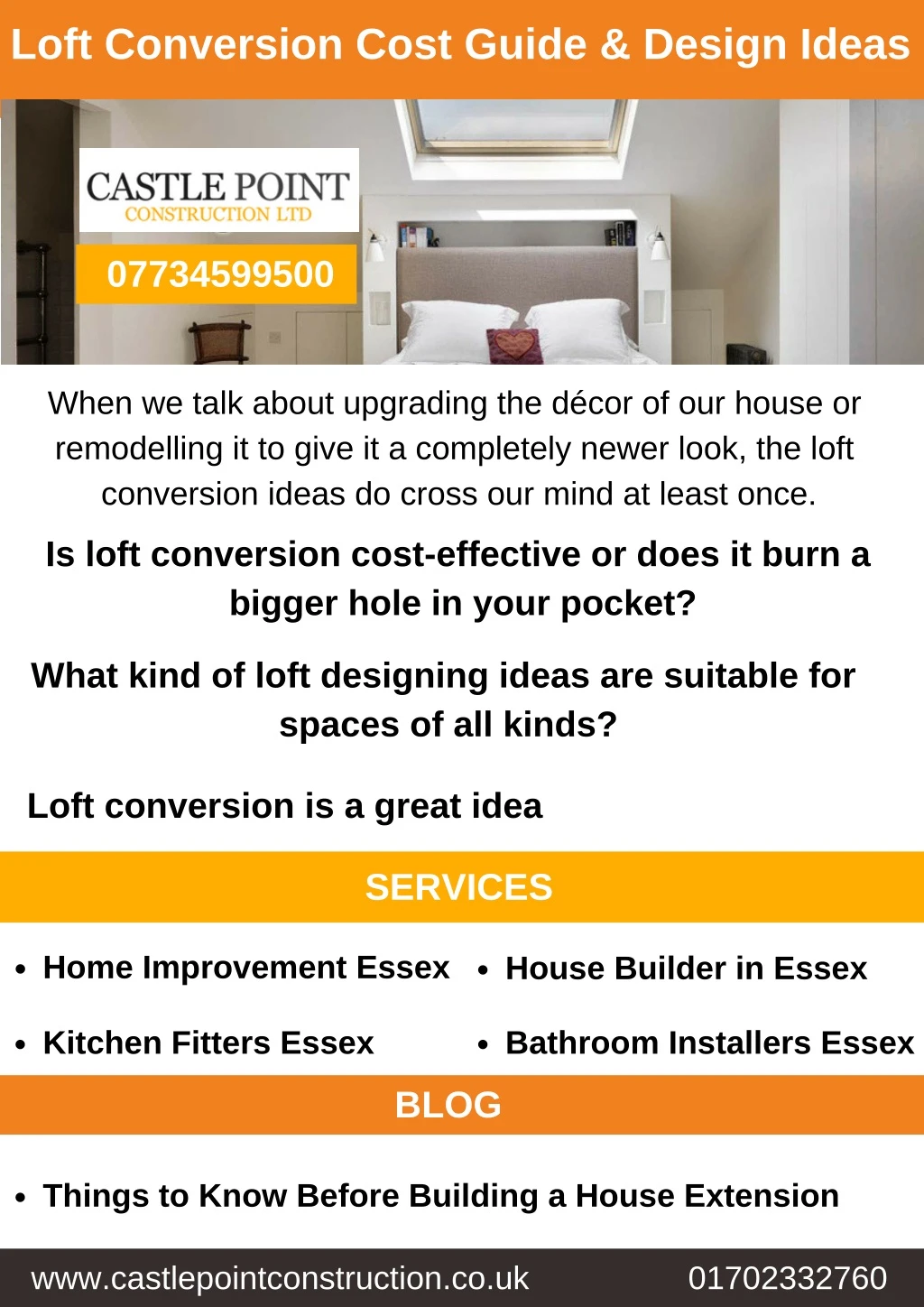 loft conversion cost guide design ideas