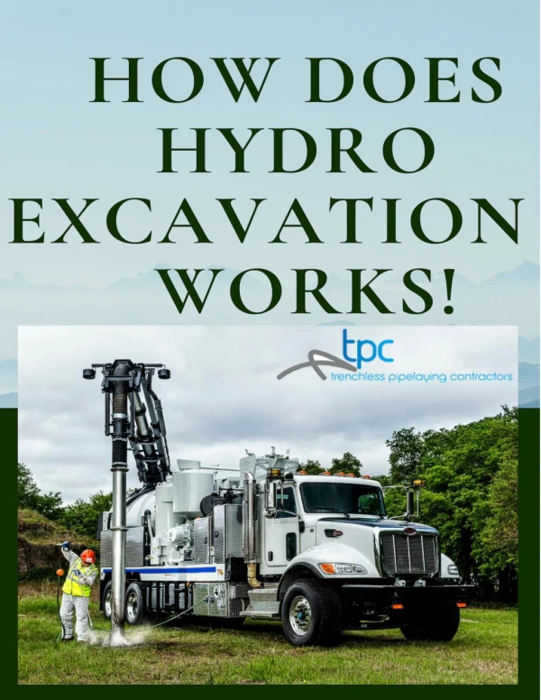 What is Hydro Excavation And How Does it work