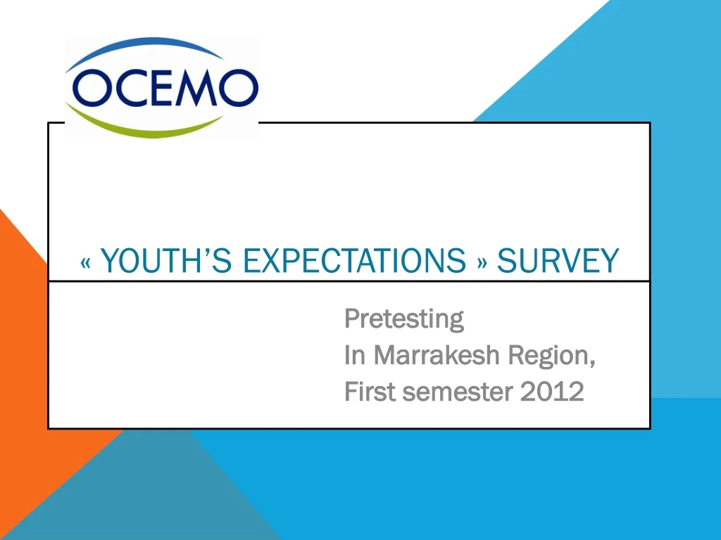 youth s expectations survey