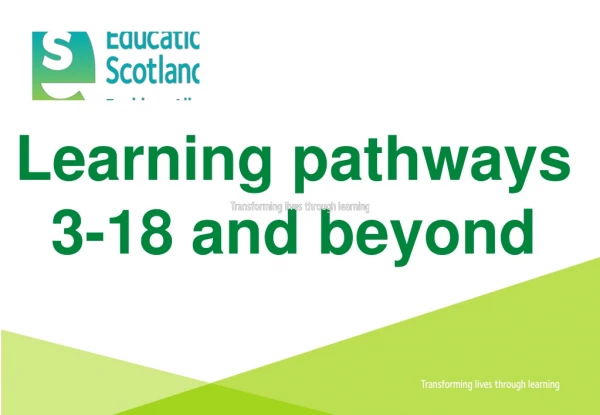 Learning pathways 3-18 and beyond