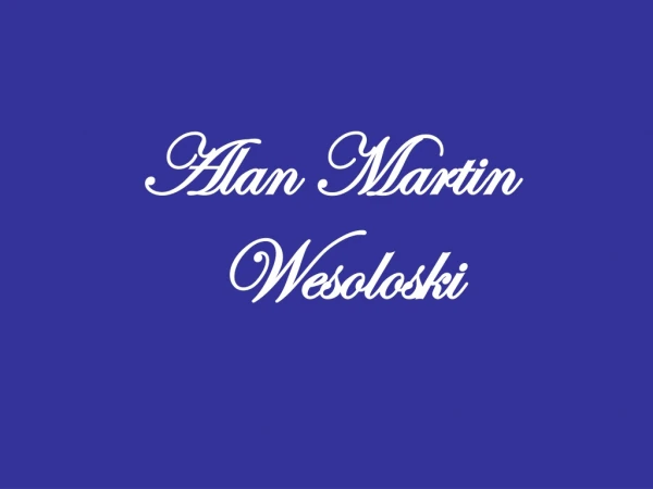 Alan Martin Wesoloski