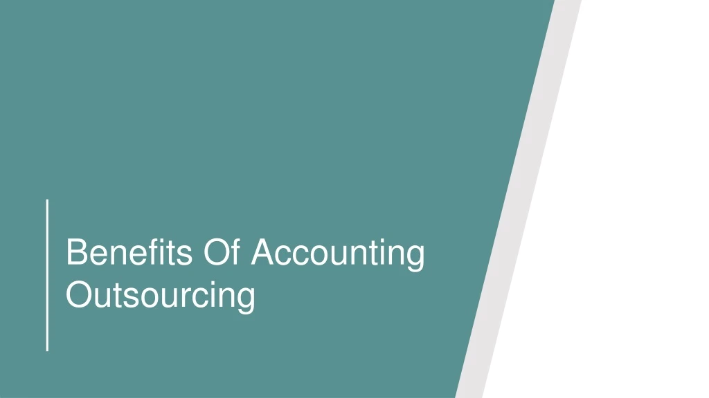 benefits of accounting outsourcing