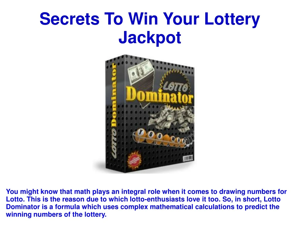 secrets to win your lottery jackpot