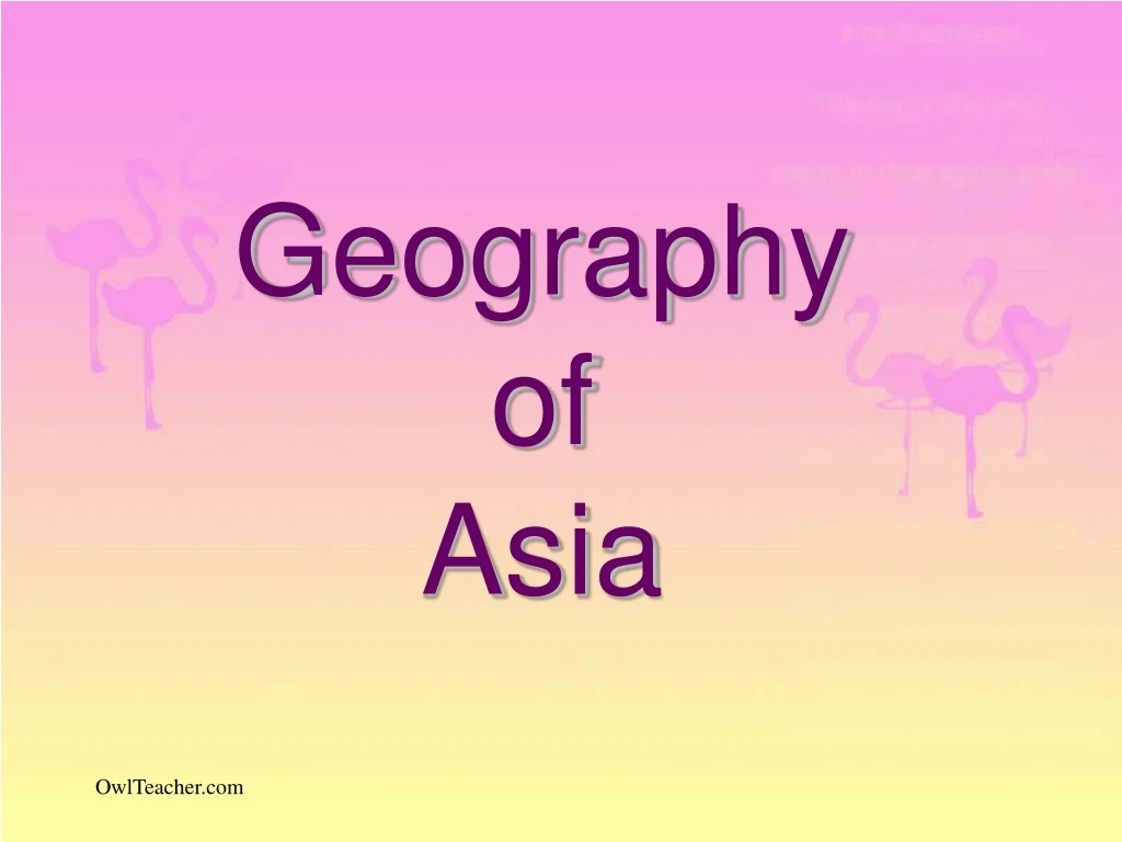 geography of asia