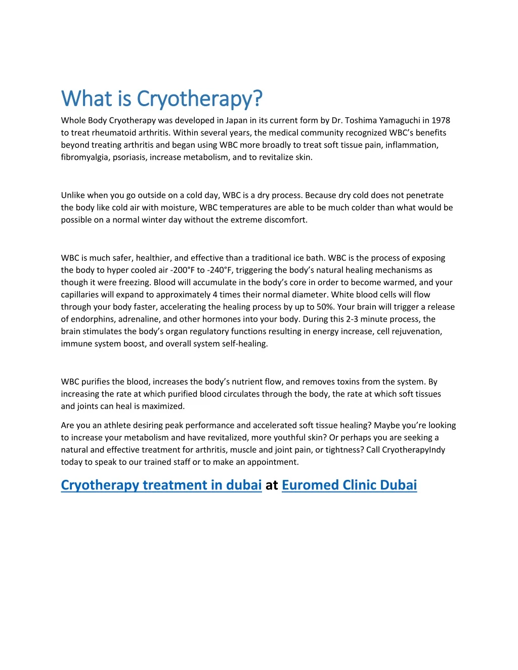 what is cryotherapy what is cryotherapy whole