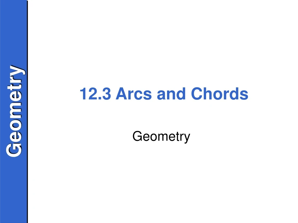 12 3 arcs and chords