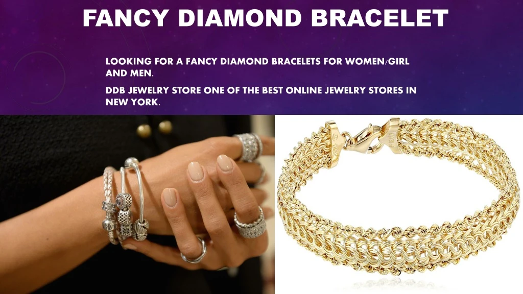 fancy diamond bracelet