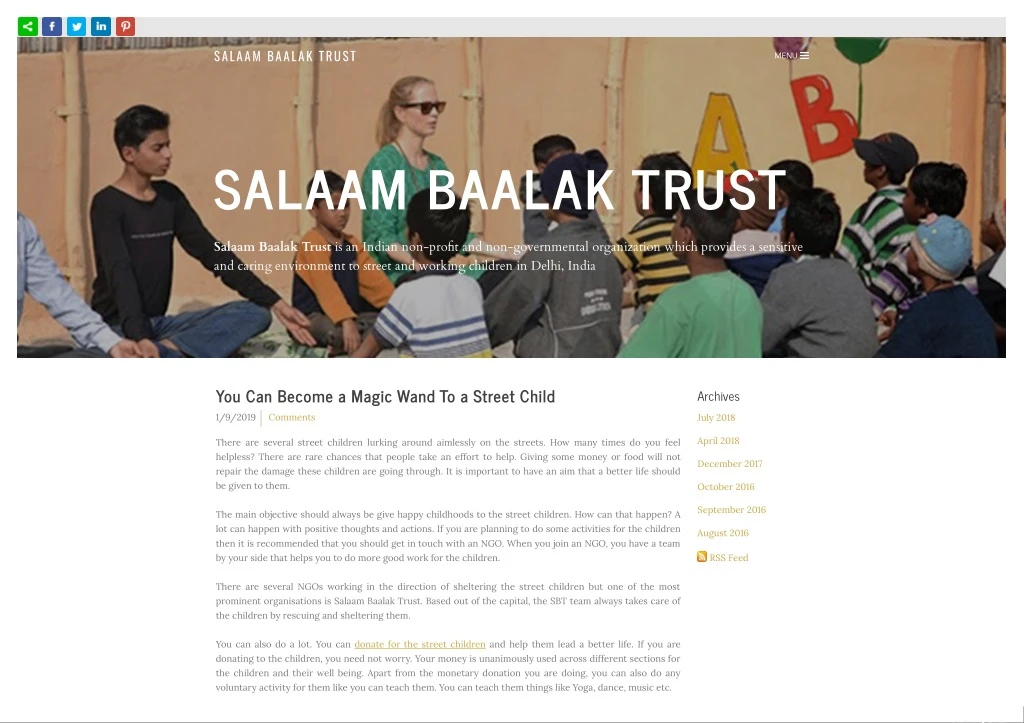 salaam baalak trust