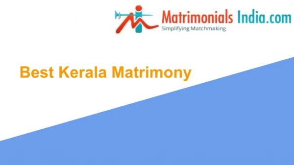 Best Kerala Matrimonial