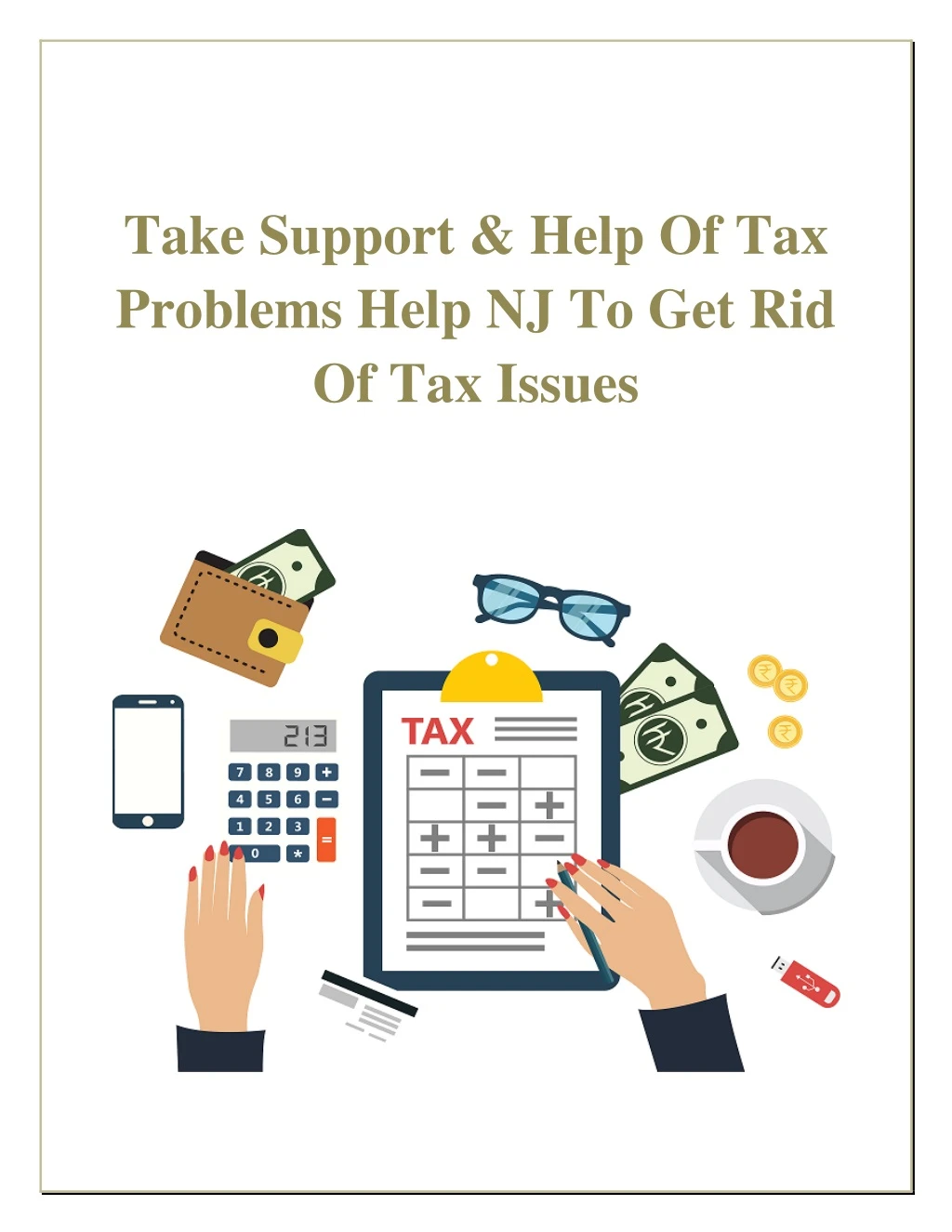 take support help of tax problems help