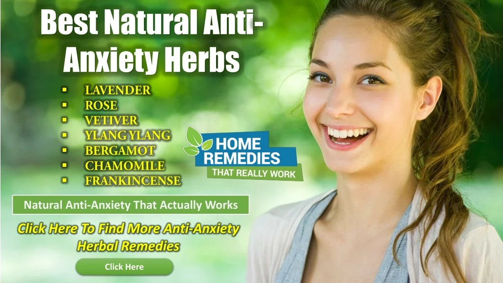 best natural anti anxiety herbs