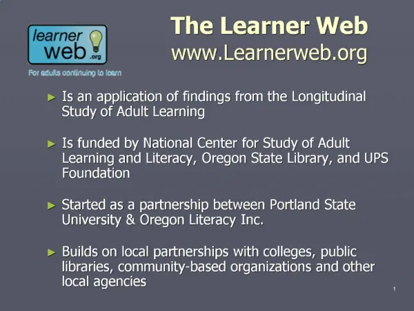 The Learner Web Learnerweb