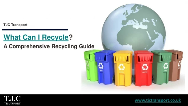 What Can I Recycle - Recycling Guide