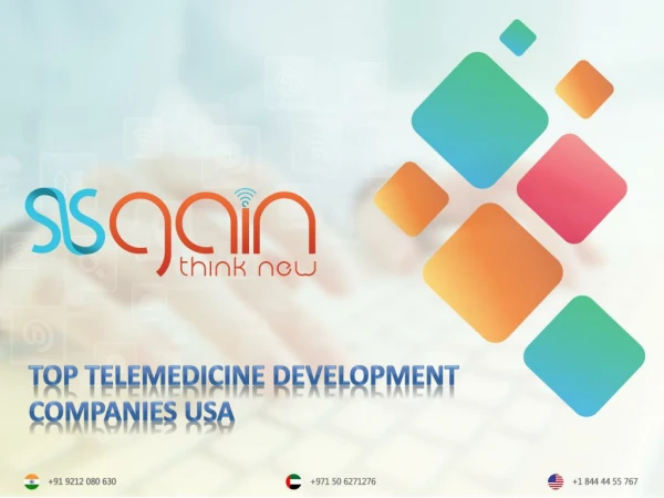 Get the best mobile apps for Telemedicine in USA | SISGAIN