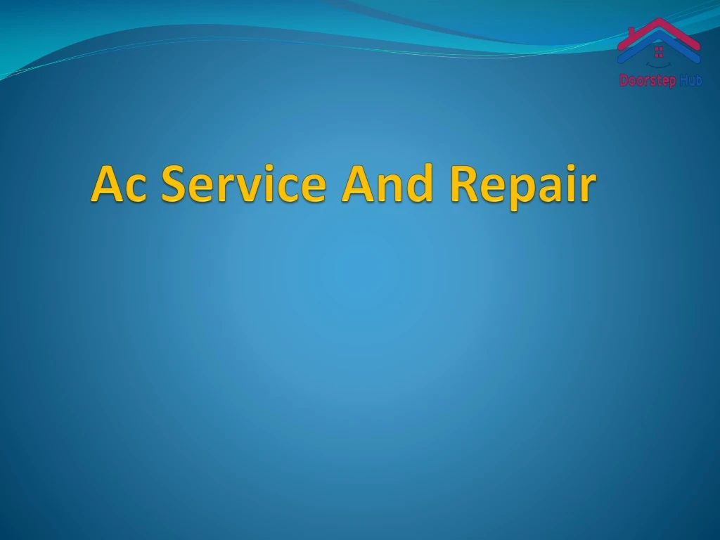 ac service and repair