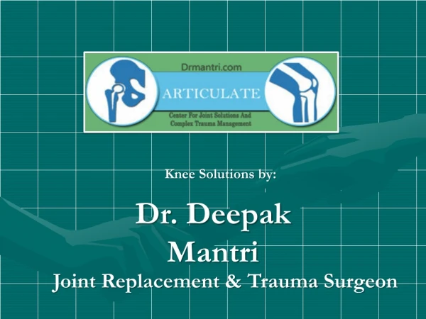 Dr. Deepak Mantri - Best doctor for Orthopaedic In Indore