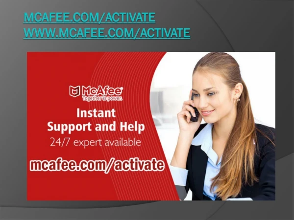 mcafee.com/activate - Download,install and activate McAfee