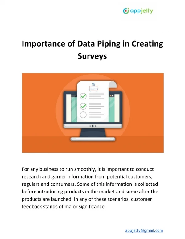 Importance of Data Piping in Creating Surveys