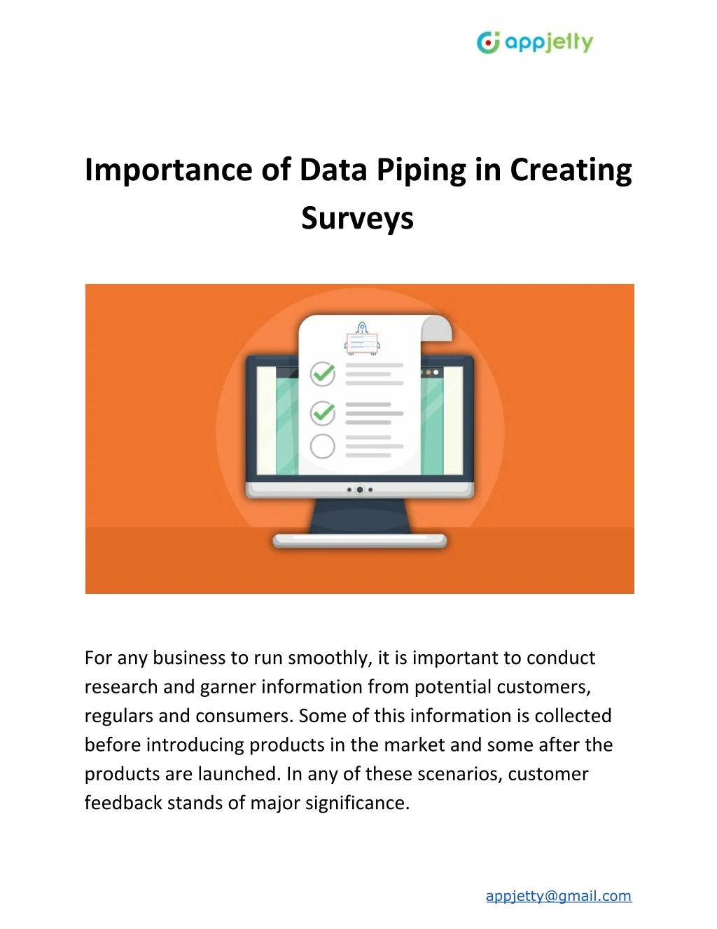 importance of data piping in creating surveys