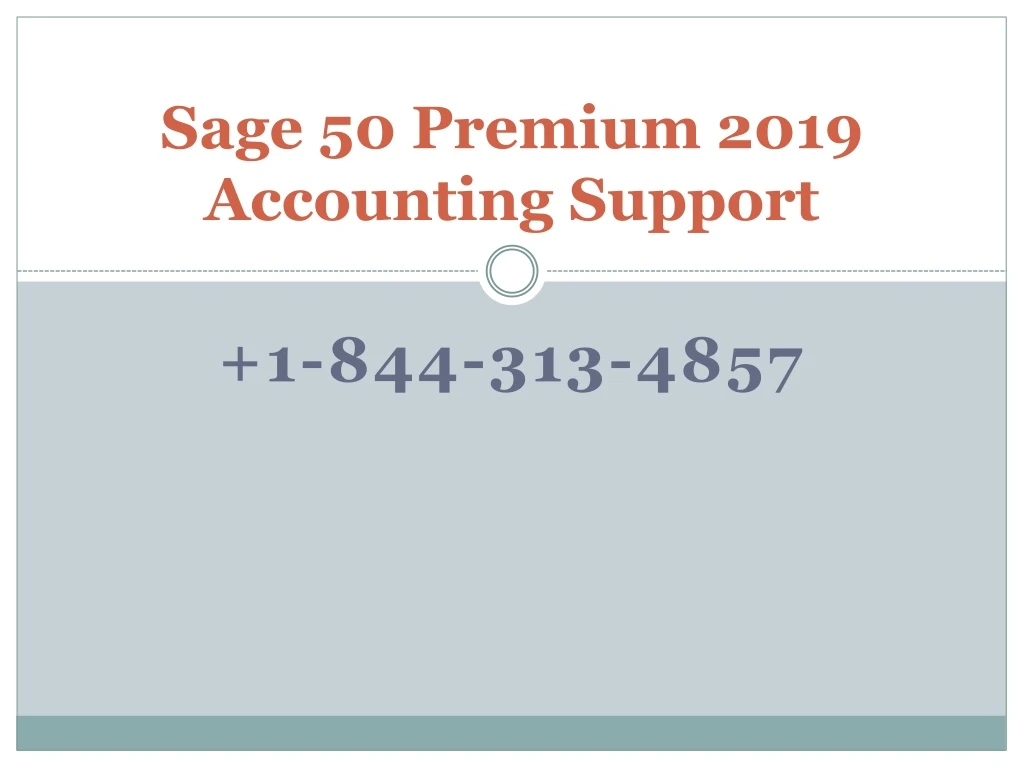 sage 50 premium 2019 accounting support