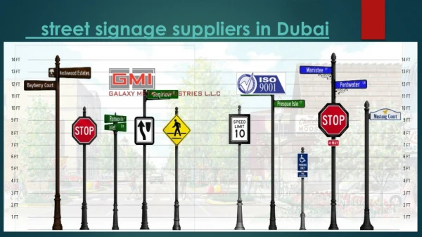 street signage suppliers in Dubai | alaxymetaldubai