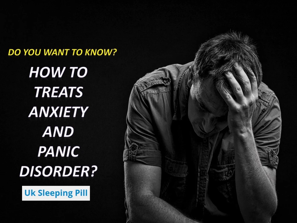 how to treats anxiety and panic disorder