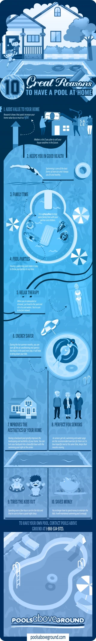 10 Great Reasons to Have a Pool at Home - slide 1