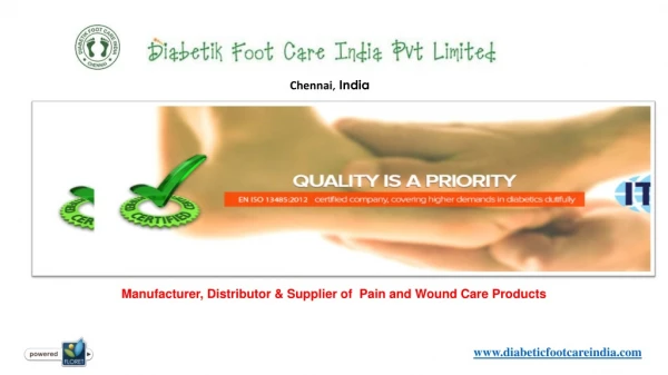 Pain and Wound Care Products Manufacturer in India