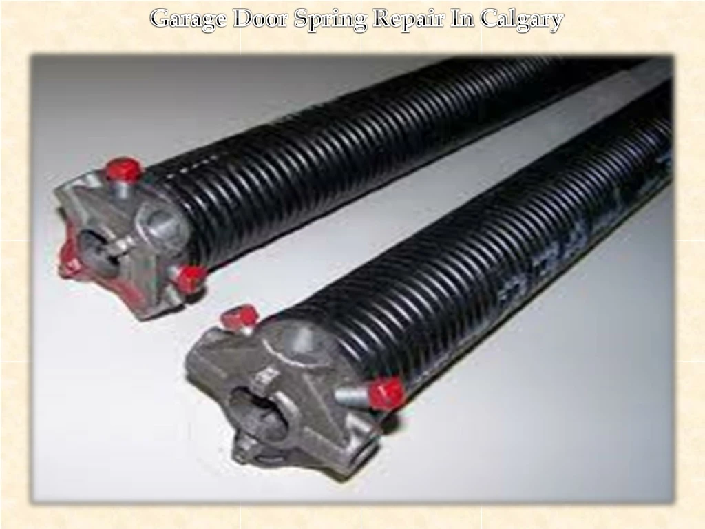 garage door spring repair in calgary