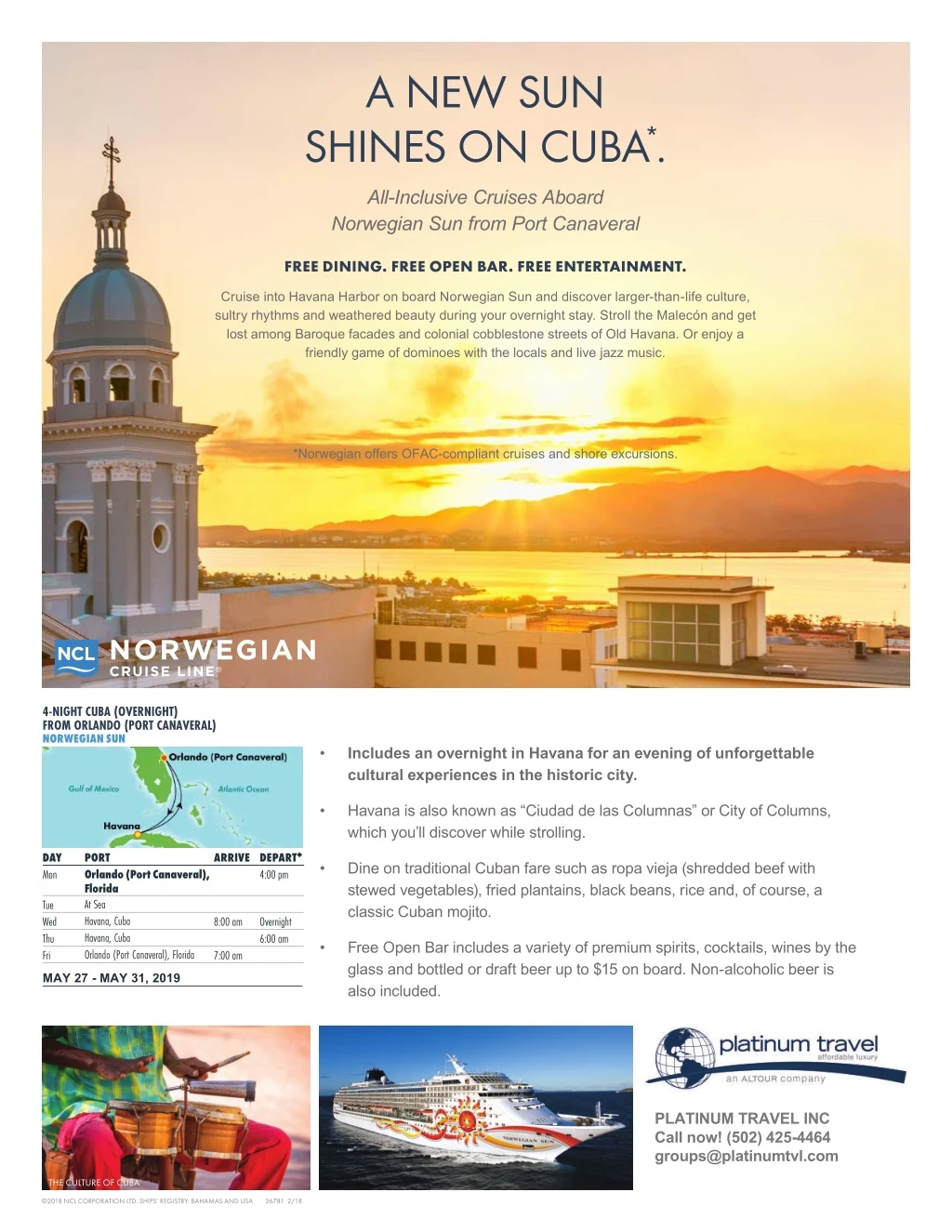 a new sun shines on cuba all inclusive cruises