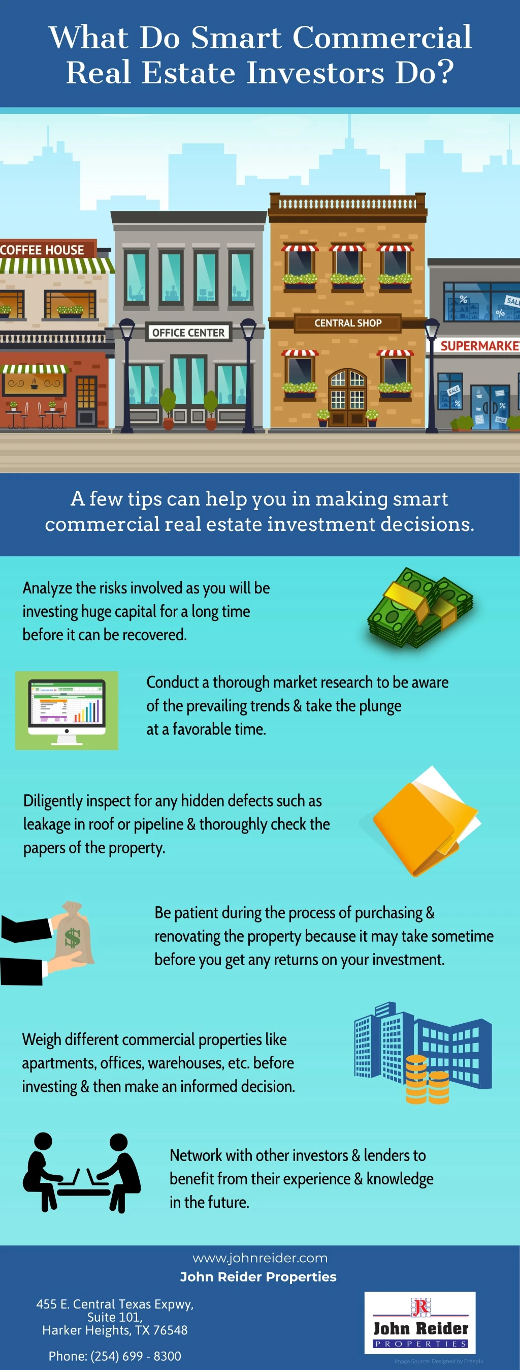 what do smart commercial real estate investors do