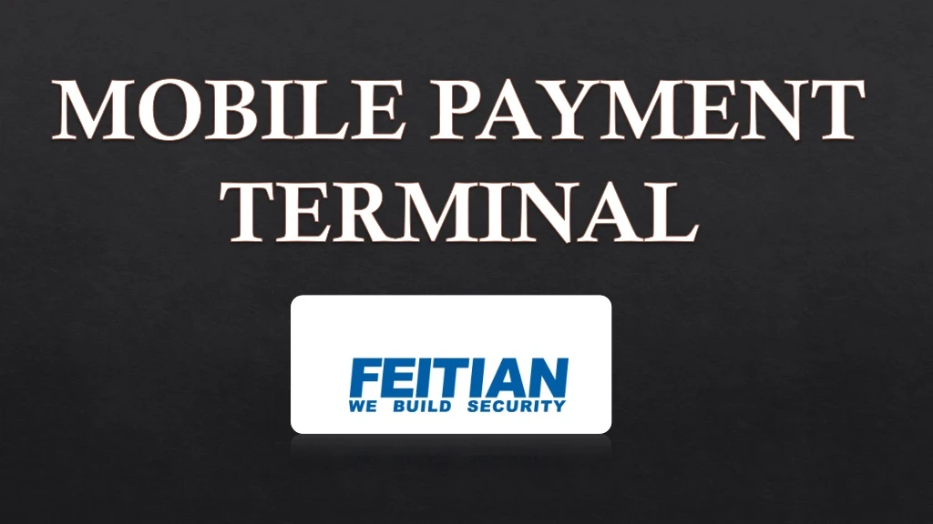 mobile payment terminal