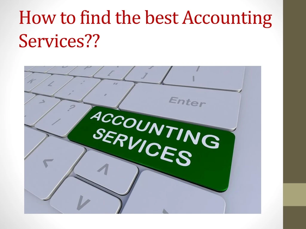 how to find the best accounting services