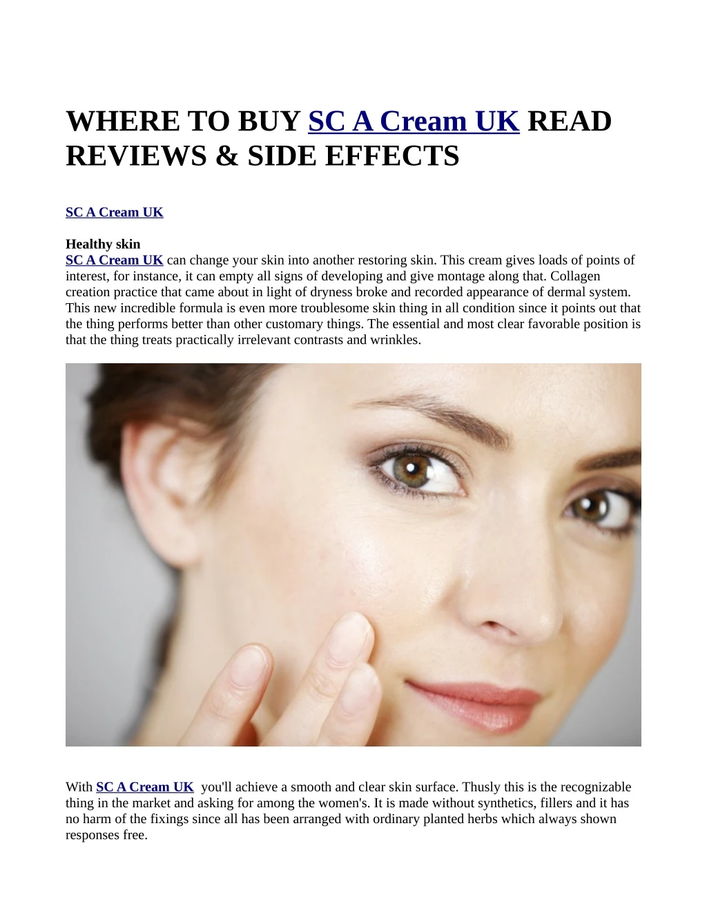 where to buy sc a cream uk read reviews side