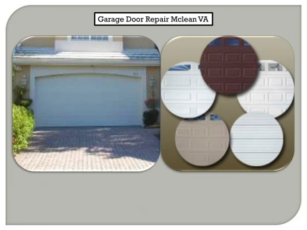 Garage Door Repair Mclean VA