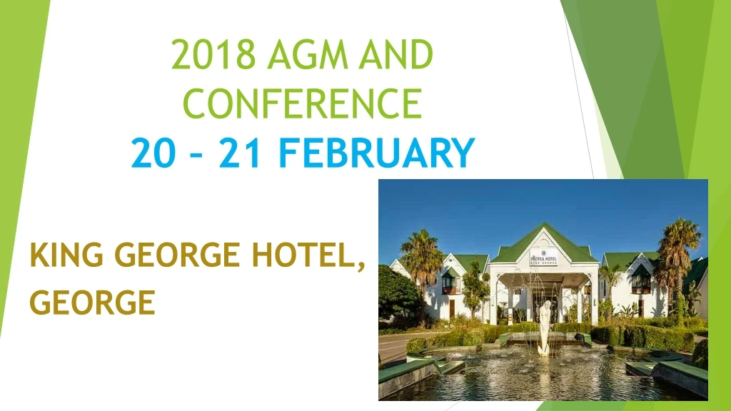 2018 agm and conference 20 21 february