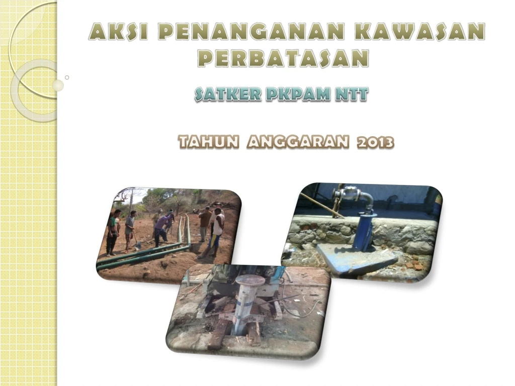 aksi penanganan kawasan perbatasan