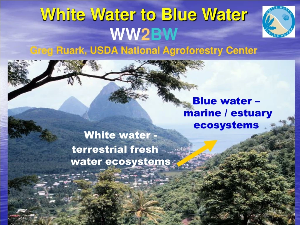 white water to blue water ww 2 bw greg ruark usda