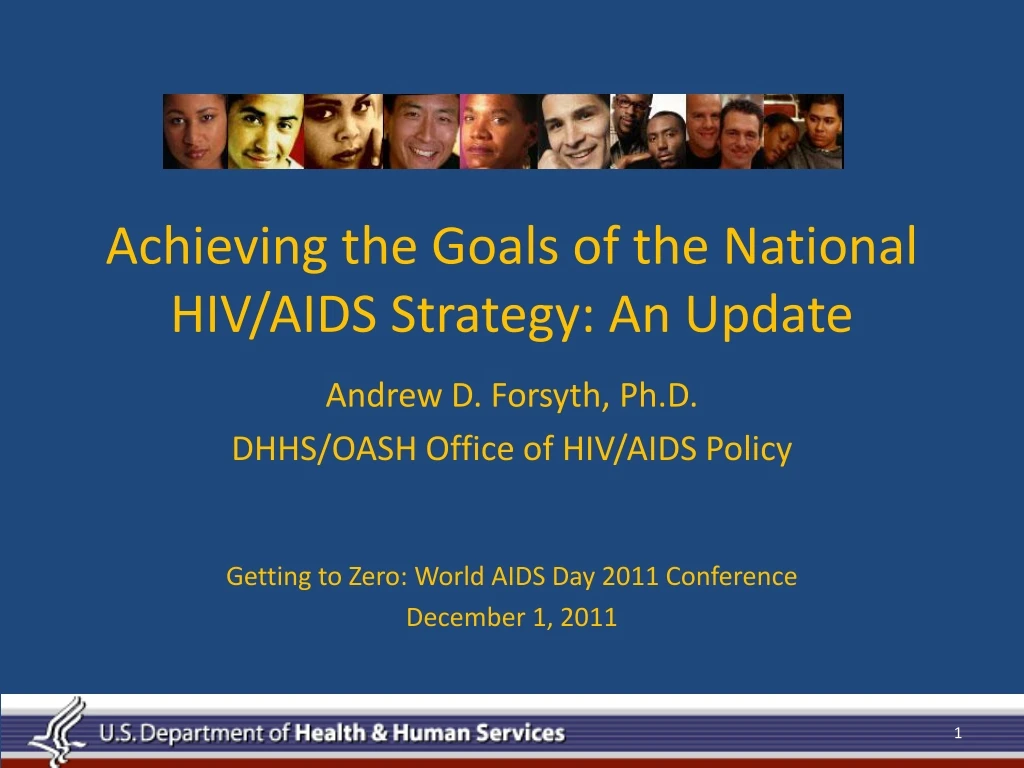 achieving the goals of the national hiv aids strategy an update