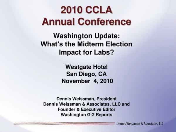 2010 CCLA Annual Conference
