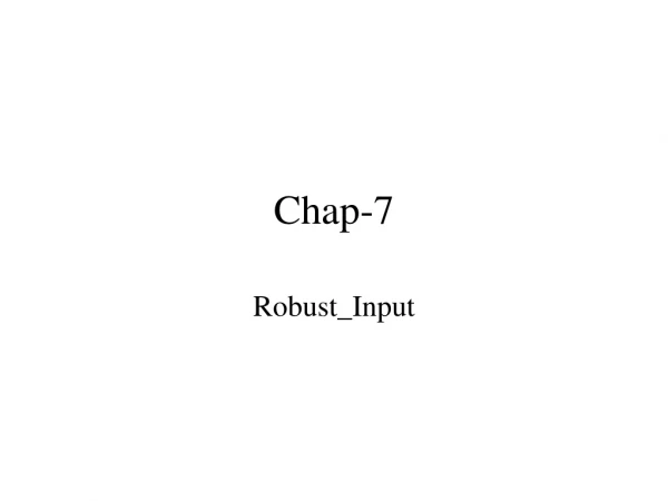 Chap-7