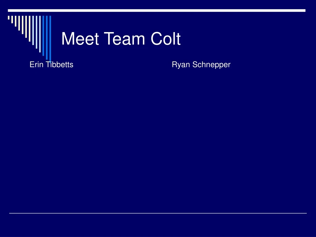 meet team colt