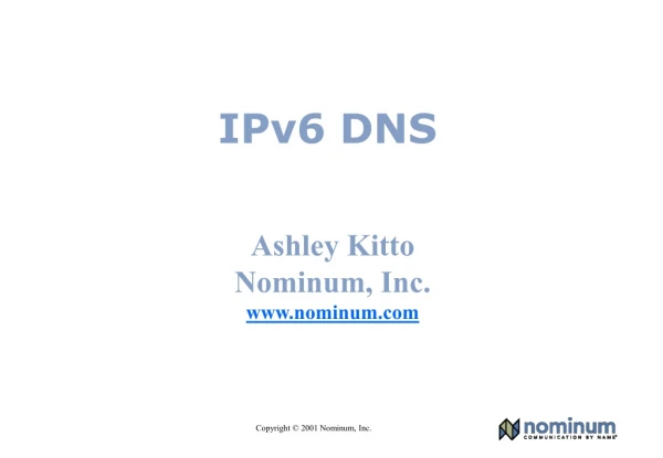IPv6 DNS