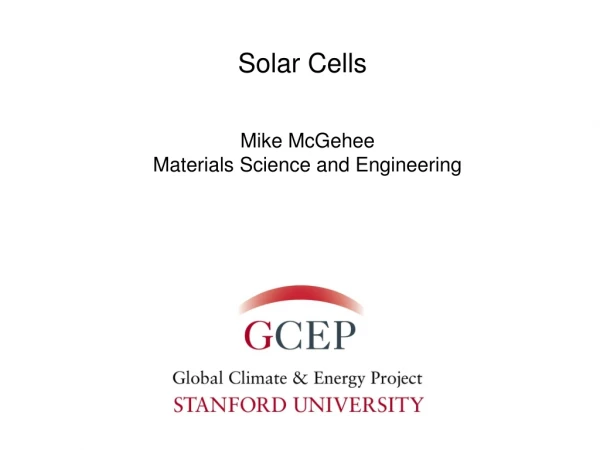 Solar Cells